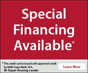 Special financing through Wells Fargo