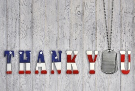 Thanking All Current & Former Military Members