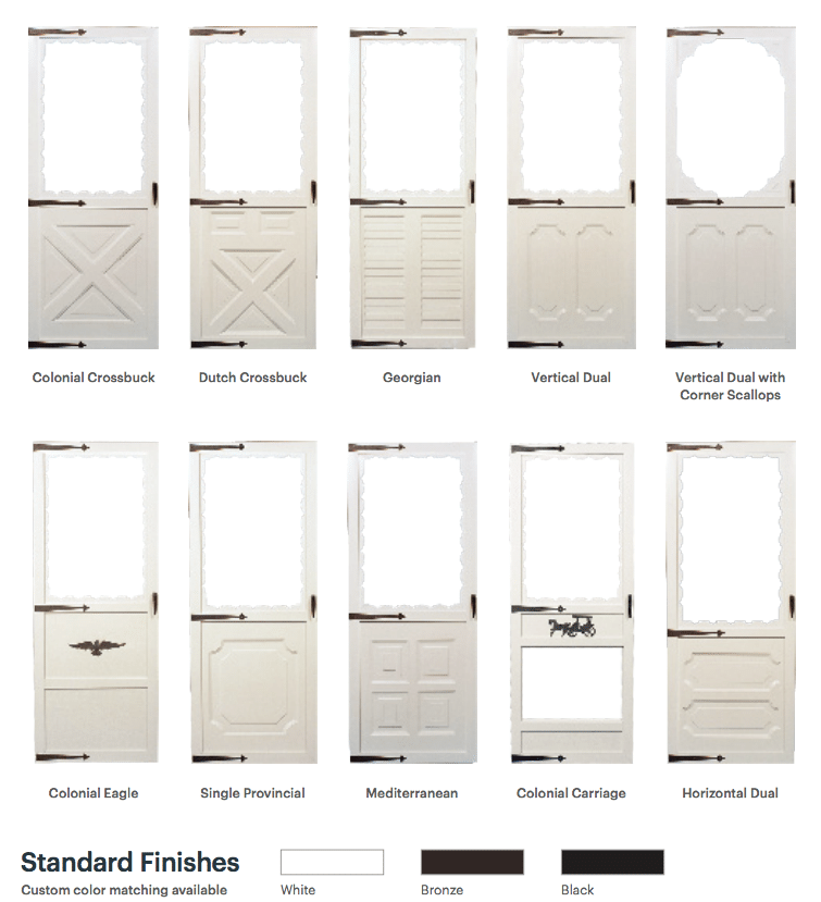 Another collection of custom storm doors