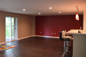 Basement Wall Systems | Basement Wall Finishing in The Lakes Area ... Finished basement space with waterproof wall paneling, ceiling tiles and floor system Basement Wall Systems | Basement Wall Finishing in The Lakes Area ... Finished basement space with waterproof wall paneling, ceiling tiles and floor system
