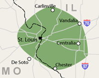 Our Missouri and Illinois Service Area