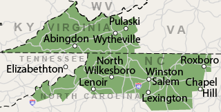 Our North Carolina and Virginia Service Area
