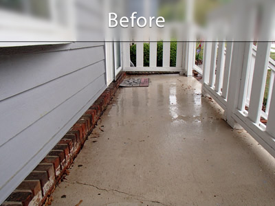 Porch Before PolyLevel®