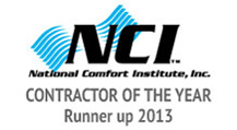 Kennihan's Plumbing, Heating and Air Conditioning is NCI - Contractor of the Year - Runner up 2013